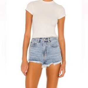 JANE DENIM SHORT
superdown
Color: Mid Wash Blue